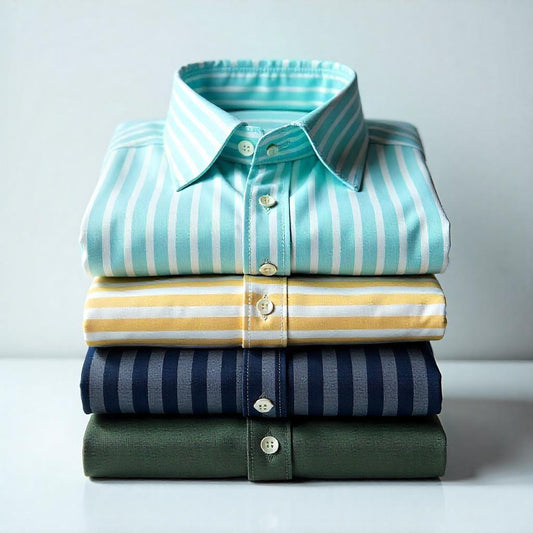 4-Style Men’s Shirt Pack for Every Occasion