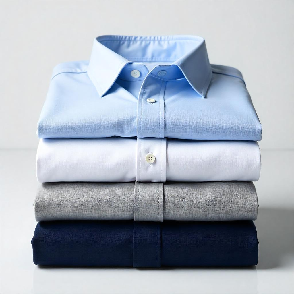 The Everyday Classic: 4 Men's Shirts Set